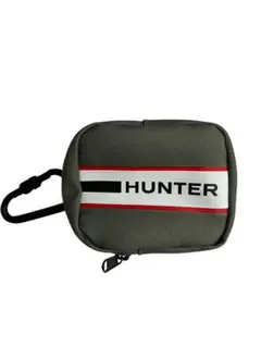 非売品・美品HUNTER ハンター カラビナ付き ミニポーチ カーキのサムネイル