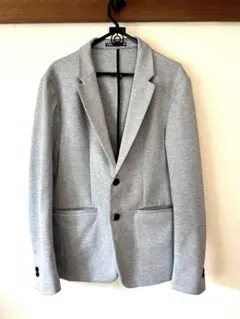 ZARA ザラ　グレー 伸縮性ブレザー