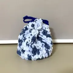 巾着袋 ポーチ 小物入れ ハンドメイド 編み物