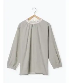 スタンド襟レースブラウス サマンサモスモス