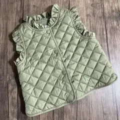 baby GAP キルティングベスト ベスト オリーブ カーキ　グリーン