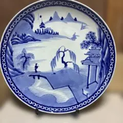 古伊万里染付大皿45㎝　整理品