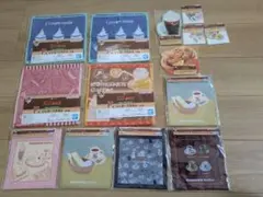 コメダ珈琲店　一番くじ　14点/タオル・ジッパー・ステーショナリー