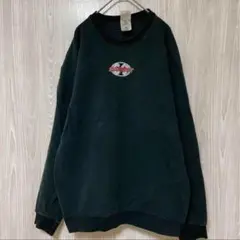 フルーツオブザルームワンポイントロゴスウェットトレーナーバックプリント90s