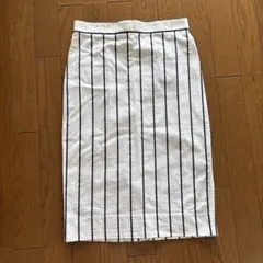 値下げDemi-Luxe BEAMS ストライプ柄 タイトスカートのサムネイル