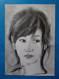 写実 有村架純さん 鉛筆画夏姿 - メルカリ