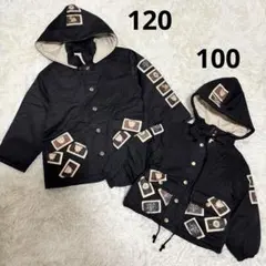 中綿 ジャケット コート 未使用品 お揃い リンク 120 100