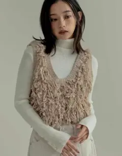 Re：EDIT　ループフリンジニットベスト