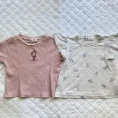 アンパンマン ドキンちゃん￼90センチ　女の子用Tシャツ2枚セット