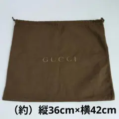 GUCCI グッチ 保存袋 巾着型布製バッグ ブラウン