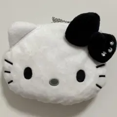 【未使用】　サンリオ　キティ　チェーンショルダー付きコインケース　ブラックのサムネイル