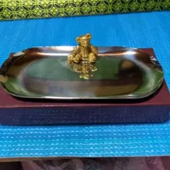 テディベアアクセサリートレイ銀メッキ