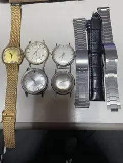 SEIKO3点CITIZEN1点その他1点メンズ腕時計ジャンク➕バンド3点