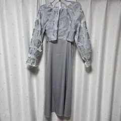 BONLECILL noir 2wayバラジャガードボレロ＆キャミソールドレス