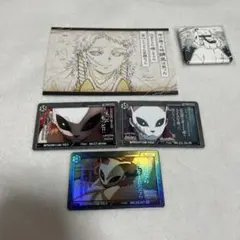 鬼滅の刃　ダイニング　お楽しみくじ　缶バッジ　カード　おすそ分け　錆兎