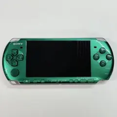 【極美品‼︎】 PSP-3000 スピリティッドグリーン 充電器 メモステ8GB付