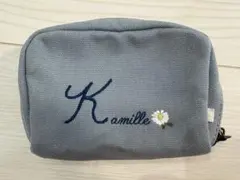 studio clip スタジオクリップ　刺繍入り ポーチ　イニシャル　Kのサムネイル