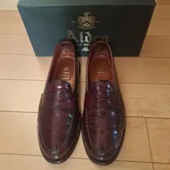 Alden 986 8.5D #8 ペニーローファー バーガンディー コードバンのサムネイル