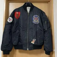 ビンテージ VAN JAC MA1 ボンバージャケット 中綿 ナイロンジャケット