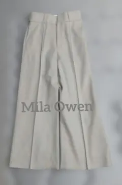 ♡Mila Owen♡スラックスパンツSサイズ ライトベージュ秋冬春