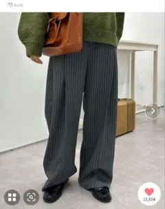 kutir　アソートワイドスラックスパンツ　Mサイズ