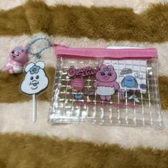 おぱんちゅうさぎ　んぽちゃむ　キャンディチャーム付きメッシュポーチ　匿名配送
