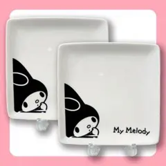 【非売品】ローソン マイメロディ 角皿 サンリオ 陶器 プレート 皿 マイメロ