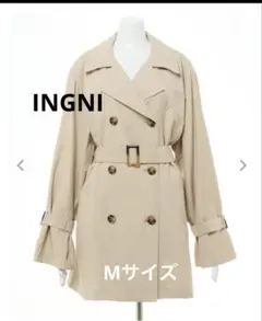 INGNI ベージュ トレンチコート Mサイズ 新品タグ付き