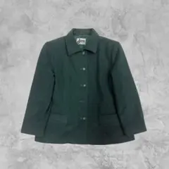 90’s vintage Juno 上品ヘリンボーン ジャケット 緑系 アウター