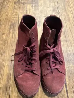 年末最終値引 ugg メンズ 27cm スエード ハイカットスニーカー