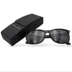 【美品】POLICE サングラス ブラック SPL872I ウェリントンのサムネイル