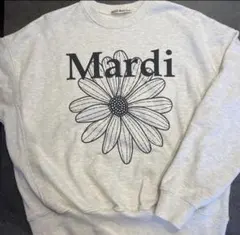 Mardi Mercrediマルディメクルディ スウェット オートミールブラック