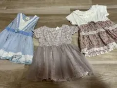 美品　80センチsi.shu.non ベビー服 ワンピース 3点セットのサムネイル