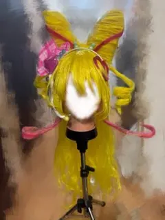 キミとアイドルプリキュア　キュアアイドル　セット済ウィッグ