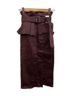 snidel スナイデル ポンチタイト　ストレッチスカート　ブラウン【最終価格】