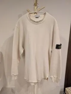 STONE ISLAND ホワイト スウェットシャツ