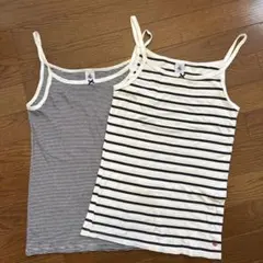 PETIT BATEAU タンクトップ 2枚セット 16ansのサムネイル