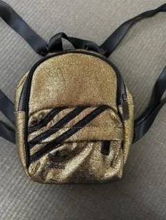 adidas ゴールド グリッターリュック