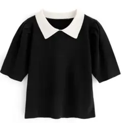 GRL 配色カラーパワショルニットトップス