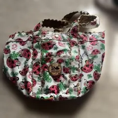 deuxavril てんとう虫柄 トートバッグ 中型