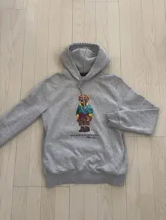 ラルフローレン　パーカー　S ポロベア　グレー　裏起毛