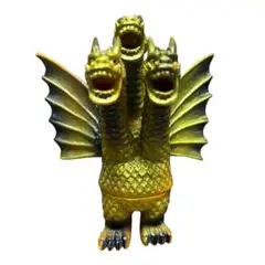 当時物 ポピー キングギドラ ソフビ 高さ約15cm】ポピー ゴジラ キングギドラ キングザウルス