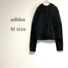 【アディダス】レディース フードジップアップパーカー 指穴付き ストレッチ