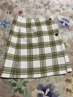 美品　IÉNA チェック柄 ミニスカート　iena