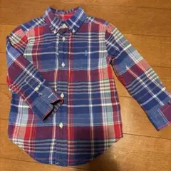 Ralph Lauren チェック柄長袖シャツ 3T