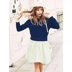 31 Snod de made♡ローラ着用 ニットワンピース