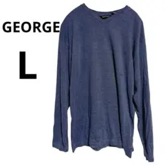 カットソー 長袖 レディース vネック