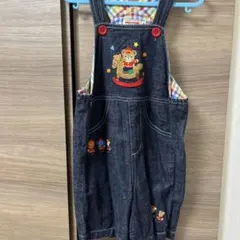 miki HOUSE デニムオーバーオール L