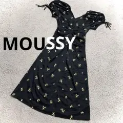 マウジー MOUSSY ワンピース BUTTERFLY SLEEVE DRESS