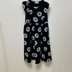 美品　branshes 花柄ノースリーブワンピース　120